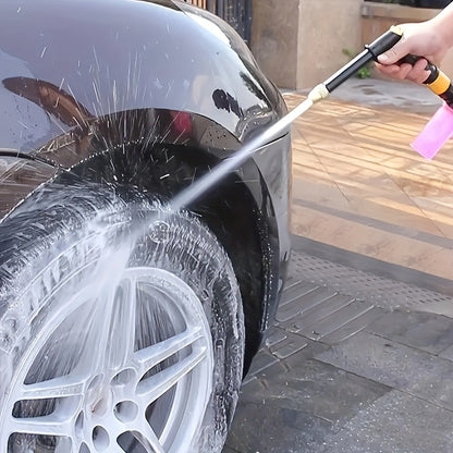 1pc of Portable High-Pressure Water Hose Nozzle Spray, Adjustable for Garden Use, Suitable for Washing And Cleaning Pets, Without Battery