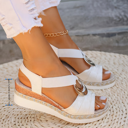 New Summer Women'S Collection, Woven with Hemp Rope, Roman Beach Sandals., Women Shoes