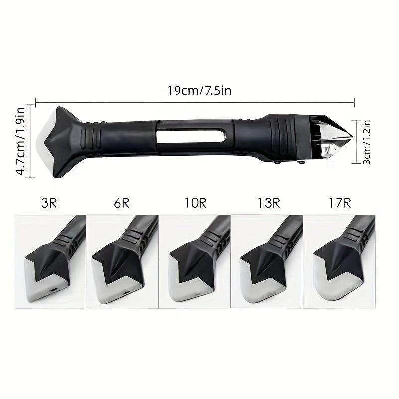 [5 In 1 Caulk Remover] 5 In 1 Caulk Remover Tools Kit | Grout Removal Tool, Sealant Finishing Tool, Glue Angle Scraper Tool For Window And Sink Renovations In Kitchens And Bathrooms