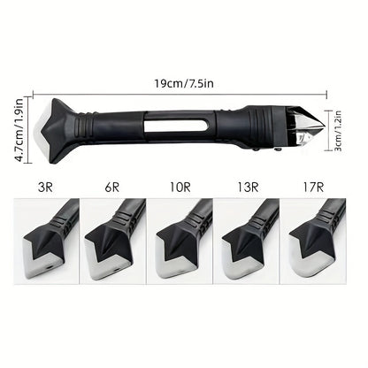 [5 In 1 Caulk Remover] 5 In 1 Caulk Remover Tools Kit | Grout Removal Tool, Sealant Finishing Tool, Glue Angle Scraper Tool For Window And Sink Renovations In Kitchens And Bathrooms