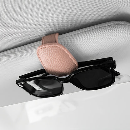 [PVC | Sun Visor Clip] PVC Sun Visor Glasses Clip | 1 Holder, Storage Rack, In-Accessory