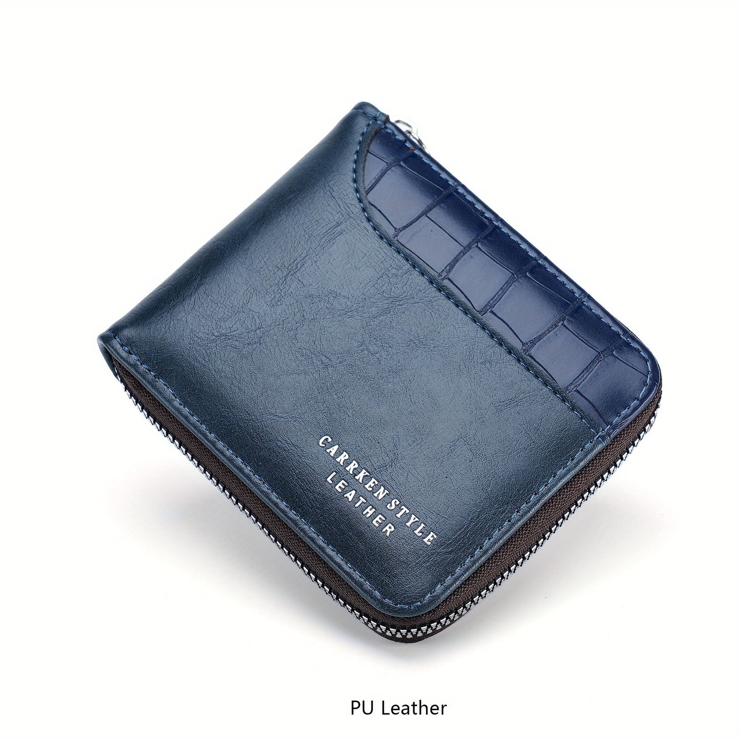 New Men's Wallet/Fashion Multi-functional/Spliced Zipper Coin Purse/Versatile Large Capacity Card Holder/for Young Students