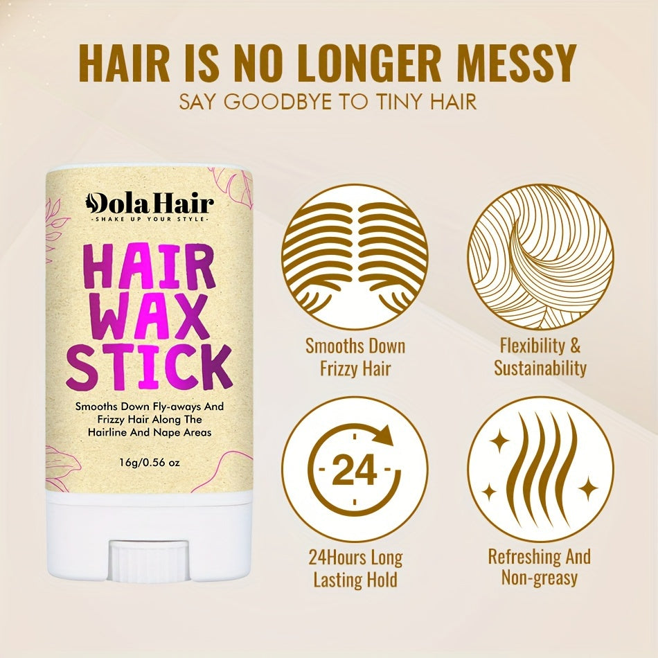 Pomade Stick for Controlling Flyaways, a Wax Stick Gel for Wig Edges, And a Non-Greasy Styling Wax for Texture, Shaping, And Smoothing Frizz (16G)