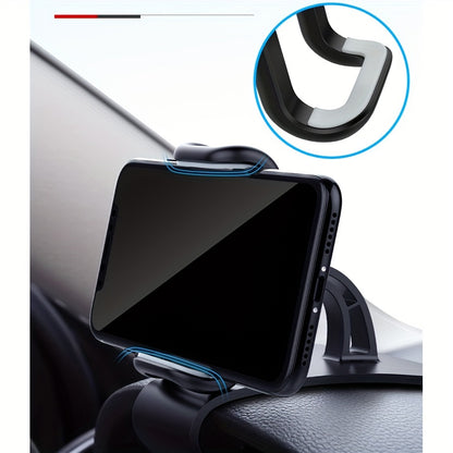 Versatile Universal Car Phone Holder with an Easy Clip Design for Mounting on The Dashboard, Suitable for GPS Navigation And Phone Support