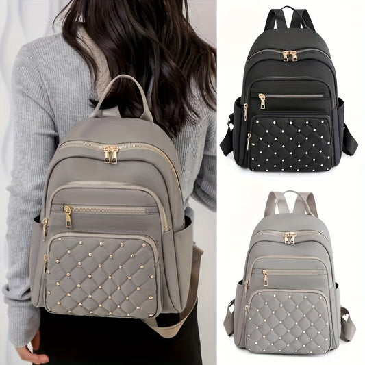 Casual Style Large Capacity Backpack with Adjustable Strap - Lightweight, Durable, Multi-Pocket Design, Zipper Closure, Polyester Lining, Perfect for Commute & Travel, Commute Backpack|Casual Style Backpack|Durable Backpack