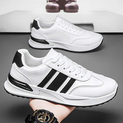 Men's Big Size Road Running Shoes, Outdoor Walking Shoes, Trendy Versatile Sports Casual Shoes, Low-Top Fashion Student Skate Shoes for All Seasons: Spring, Summer, Autumn