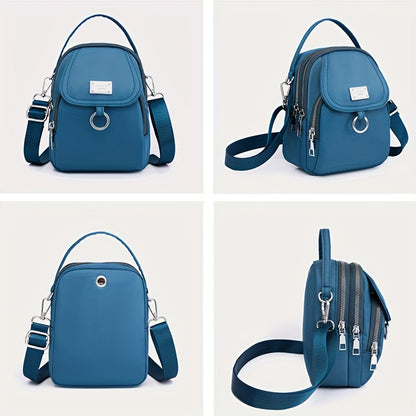 Multi-color Nylon Women's lightweight crossbody bag, casual MINI handbag, fashionable shoulder bag, phone bag, suitable for commuting, shopping, travel