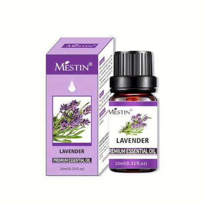 MESTIN Multi-Purpose Pure Essential Oil | Contains 21 Fragrances and Plant Ingredients, Suitable for Diffusers, Humidifiers, Air Purifiers, Candle Making - Rose/Lavender/Jasmine/Lemon, etc