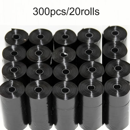 [Dog Poop Bags] 300pcs/20rolls, 150pcs/10rolls Dog Poop Bags, Portable Pet Waste Refill Rolls, 1 Durable and Leak-Proof Pet Garbage Bags, Pet Cleaning Supplies, Dog Poop Bags For Dogs