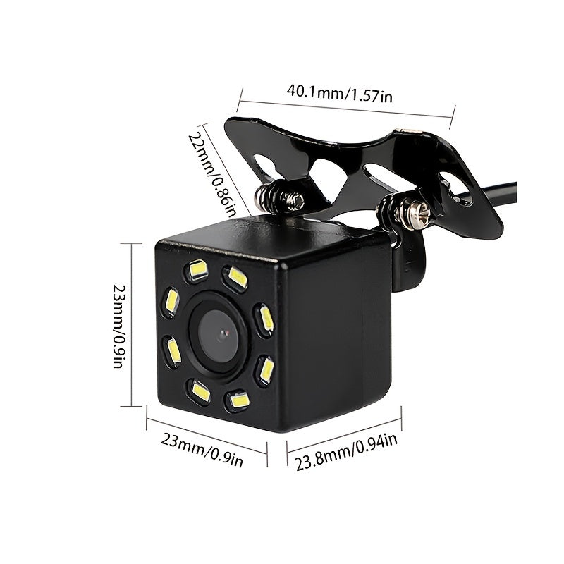 Car Rear View Camera Universal 4LED 8LED 12 LED Night Vision Reversing Automatic Parking Monitor CCD High-Definition Image