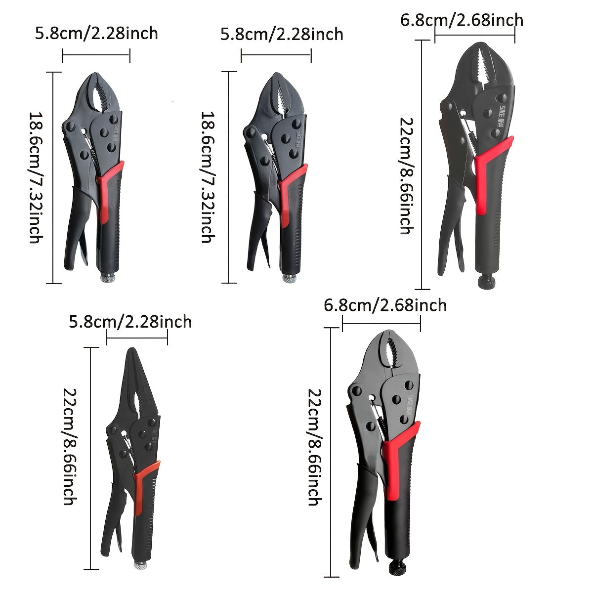 1pc Heavy-duty Pliers, Multi-functional Clamp,  Pressure Pliers, Industrial-grade Fixed  Pliers, Heavy-duty Pliers, Hardware Tools, Pliers Capable of Gripping Pipes, Suitable for Pipe Repairs, Daily Household Use, Bathroom Repairs