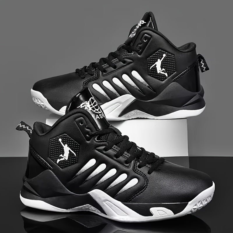 [Breathable | Comfortable] MINZHE YL | Breathable Comfortable Basketball Shoes | Non-Slip Durable Tennis, Road Running, Fitness Training Shoes | Mid-Top Design, All-Season, Unisex