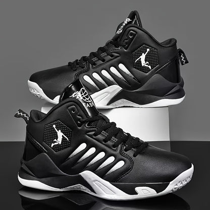 [Breathable | Comfortable] MINZHE YL | Breathable Comfortable Basketball Shoes | Non-Slip Durable Tennis, Road Running, Fitness Training Shoes | Mid-Top Design, All-Season, Unisex