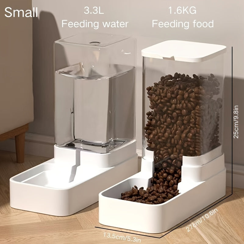 Gravity Pet Feeder - Automatic Dog Feeder and Dog Water Dispenser for Dogs Cats Pets Animals