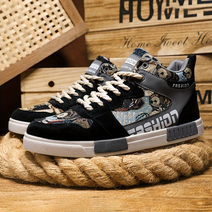 [Perfect Outdoor High-Top Sneakers] Fashionable High-Top Sneakers: Perfect for Outdoor Adventures - Men'S And Women'S Sizes Available