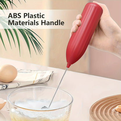 Lalayuan Strong Electric Milk Frother, Milk Foam Maker, Requires Batteries (Not Included) Stainless Steel Beverage Mixer, Portable Electric Whisk for Coffee, Latte, Cappuccino, Chocolate, Matcha Foam Creator, Mini Coffee Blender, Handheld Mixer