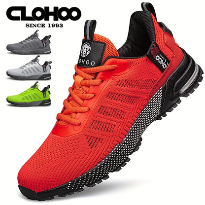 CLOHOO Special Edition Knit Upper Thick-Sole Secondary Foam Outsole Breathable Wear-Resistant Sports Casual Shoes