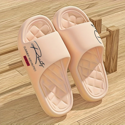 Lightweight EVA Slippers for Women, Non-Slip Indoor And Outdoor Home Shoes, Machine Washable with Easy Slip-On Design, Cushioned Insoles for Comfort in All Seasons, Suitable for Home, Beach, Bathroom, And, Easy to Clean with a Non-Slip Sole.