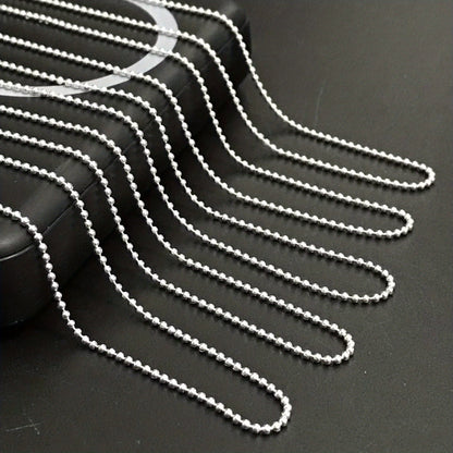 5pcs Silver-plated Plated Link Chain Necklaces with Lobster Clasps - 16-30 Inch Versatile Jewelry Making Chains for Fashion Accessories, Fashion Jewelry Making|Textured Metal Chains|Durable Metal Chains, Jewelry Making Supplies
