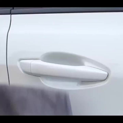 A Collection of 8 Clear Protective Films for Door Handles, Designed to Prevent Scratches on Car Door Bowls. They Are Easy to Apply, Long-Lasting, Waterproof, And Serve As Transparent Paint Protection Stickers - a Perfect Christmas Present