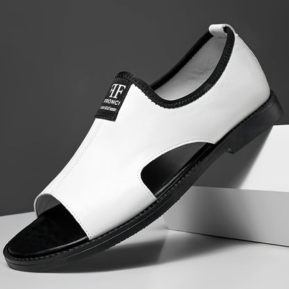 2025 Summer New Men'S Sandals, Casual Beach Shoes for Men, Slip-Resistant, Odor-Resistant, Durable, Lightweight, Suitable for Young College Students And Work, Trendy Breathable Leisure Shoes for Driving And Outdoor Use