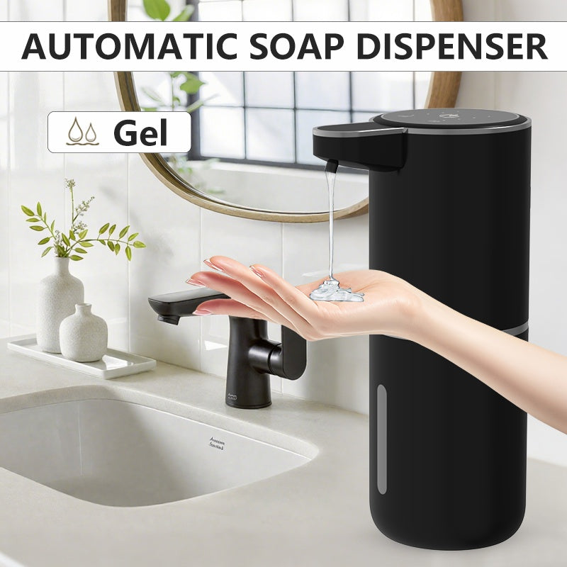 1x 380mL Automatic Soap Dispenser | Charging, Wall-Mounted, Plastic, Lithium Battery, Capacity
