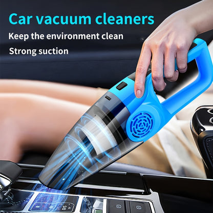 Car Vacuum Cleaner, Handheld Mini 12V Vehicle Vacuum with High Power Suction and Large Capacity, for Cleaning Car Grooves, Crevices, and Pet Hair (Cat/Dog Hair)