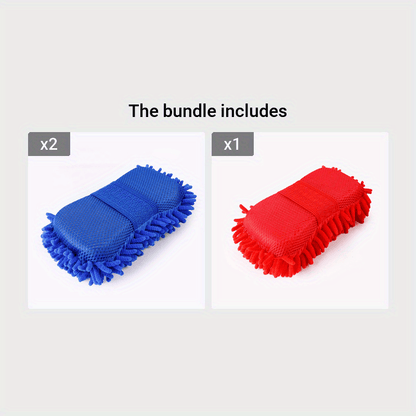 Coralline Sponge Car Exterior Cleaning Sponge Block Car Glass Cleaning Soft Brush Detail Cleaning Brush Car Wash Dust Cleaning Supplies