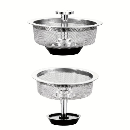 1pc, Sink Filter With Plug, Upgrade Your Kitchen Sink With A Stainless Steel Water Filter