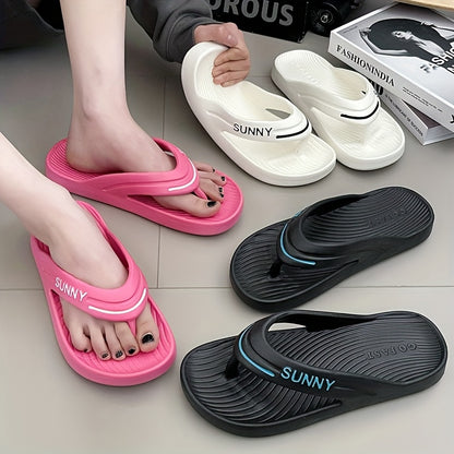 2025 EVA Simple Casual Slippers for Men And Women, Suitable for Home, Indoor, Bathroom, Shower, Non-Slip, Thick Sole, Odor-Resistant, Couple'S Outdoor Flip-Flops for Spring And Autumn.