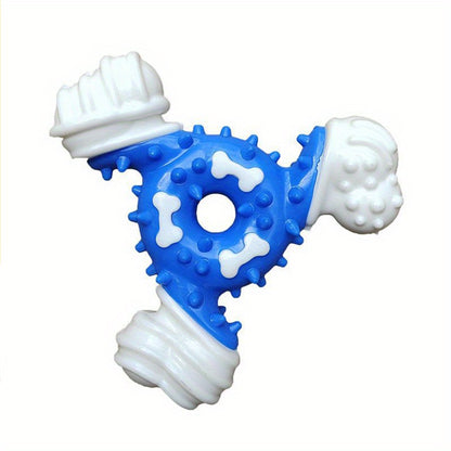 Deep Cleaning of Teeth for Pets, Grinding Toys, Nylon Biting Glue, Triangular Bone, Bite Resistant Teeth Cleaning Stick, Dog Biting Interactive Puzzle Toy