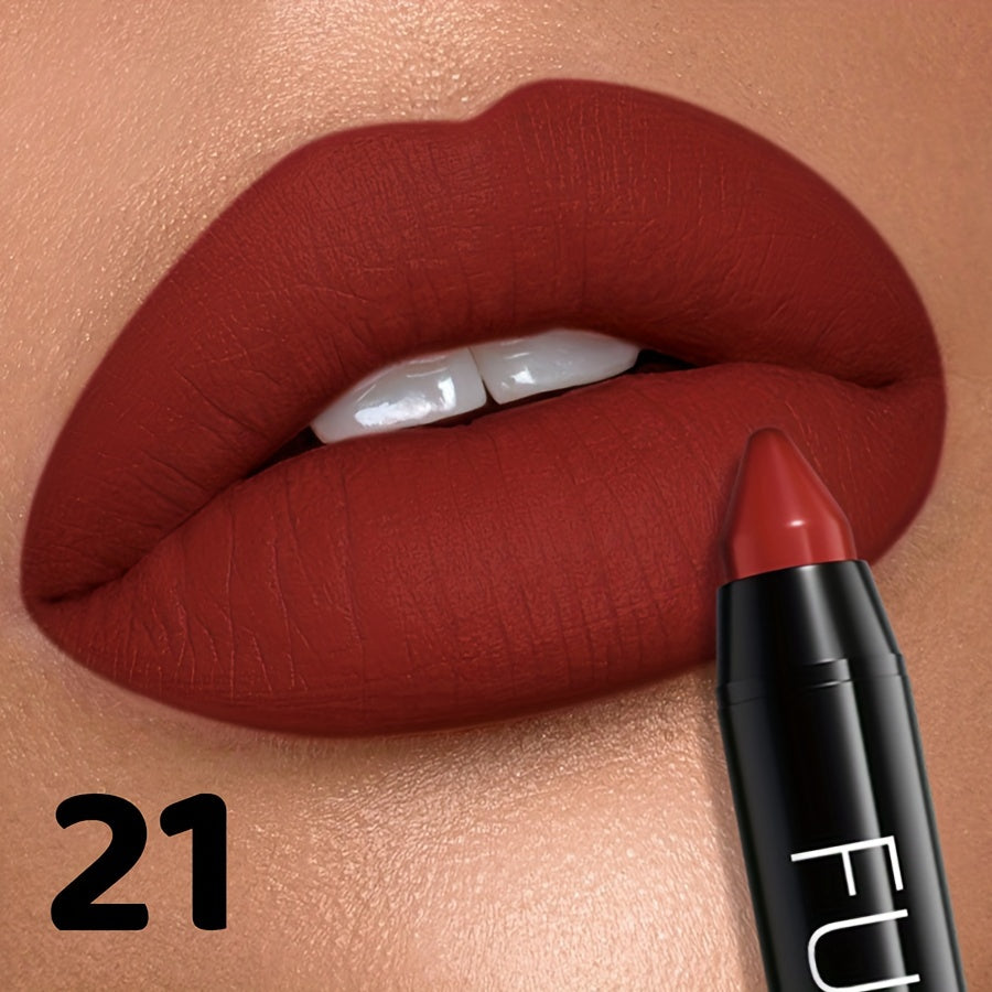 [Long-Lasting Lipstick] Highly Pigmented, Long-Lasting Lipstick | Lip Plumper, Lip Oil, Lip Tint, Moisturizing Lip Balm, Waterproof Lip Plumping Gloss