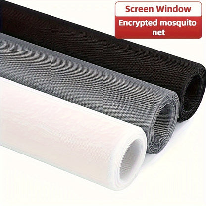 Household DIY Mosquito and Fly Screen Window Net, Pet-Proof Entry Barrier for Doors and Windows, Suitable for Windows, Doors, Patios, and Fences. Easy to Install. Screen Mesh