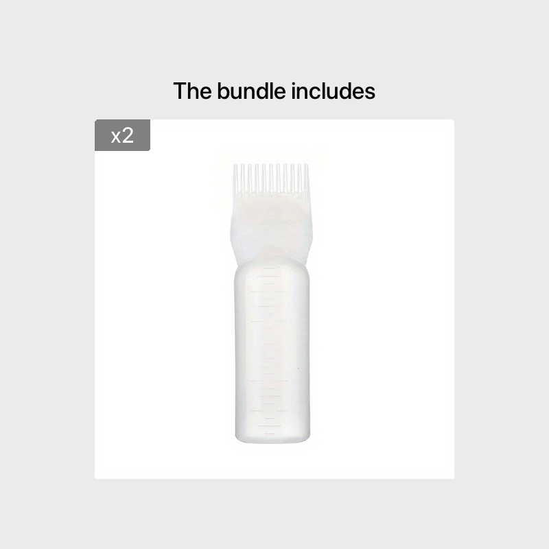 Root Comb Styling Applicator Shampoo Bottle Durable Hair Tools Professional For Home Salon Barber Use