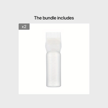 Root Comb Styling Applicator Shampoo Bottle Durable Hair Tools Professional For Home Salon Barber Use