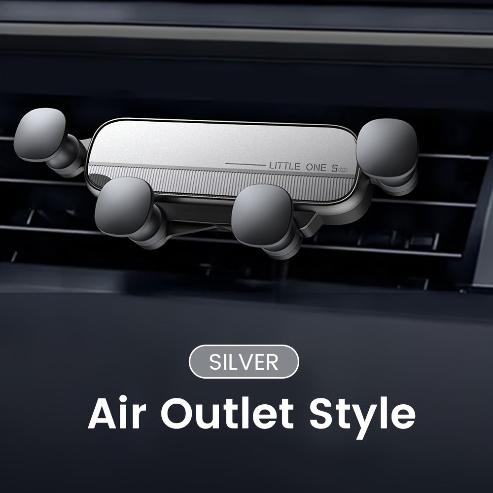Gravity Car Phone Holder Exhaust Bracket Mobile Phone GPS Support IPhone Huawei Xiaomi Samsung Phone Holder In Car
