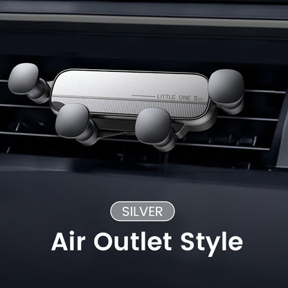 Gravity Car Phone Holder Exhaust Bracket Mobile Phone GPS Support IPhone Huawei Xiaomi Samsung Phone Holder In Car