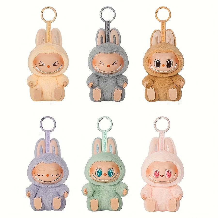 POP MART LABUBU 2.0 Sitting Party Series Collectible Plush Toy Blind Box Decoration for Halloween And Christmas Gifts