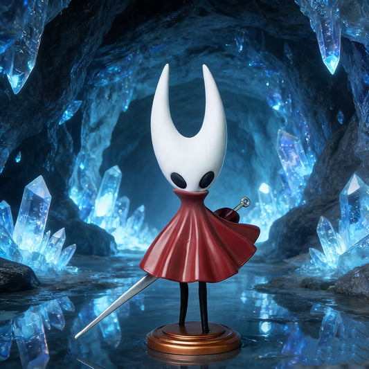 18+ Red Costume Game Character Figure, Featuring a Cool Cape Outfit with Base and Accessories, an Ideal Holiday Gift Choice for Anime and Gaming Fans