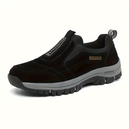 Men's Plus Size Loafers Flat Shoes Walking Shoes Slip-On All-Season Anti-Slip Comfortable Hiking Shoes