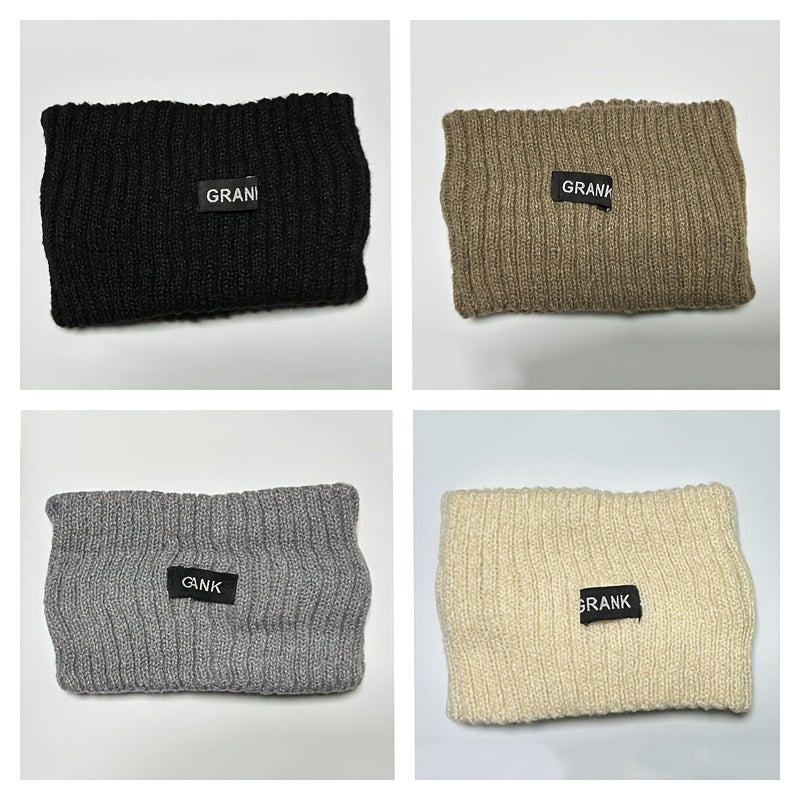 Single Women' Headband - Braided Winter Ear Warmer & Turban, Soft Warm Hat for Weather, Elegant & Cute Solid Color Knitwear for Daily Use & Special Events,