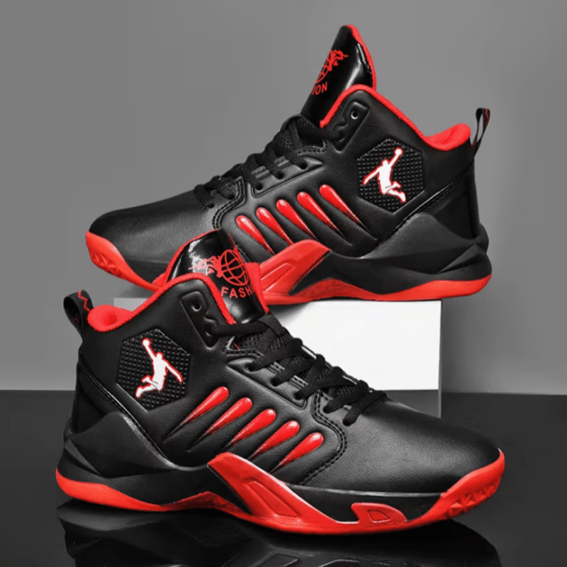 [Breathable | Comfortable] MINZHE YL | Breathable Comfortable Basketball Shoes | Non-Slip Durable Tennis, Road Running, Fitness Training Shoes | Mid-Top Design, All-Season, Unisex