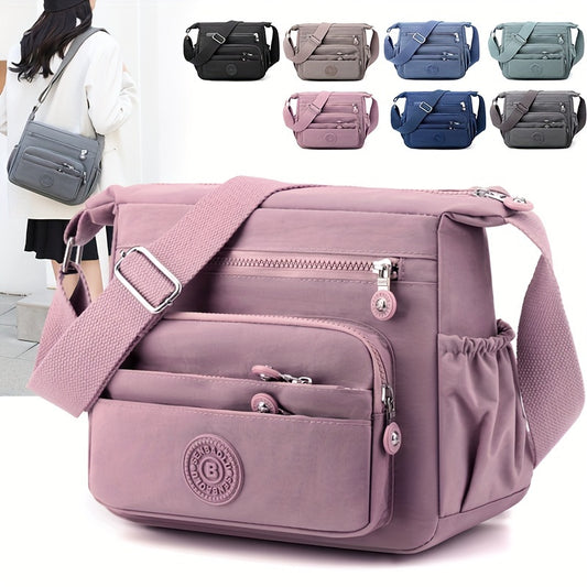 [Women's Crossbody Bag] Simple and Casual Women's Crossbody Bag, Lightweight Single Shoulder Bag With Multiple Pockets, Suitable for Travel, Shopping, Dating, Commuting, Etc