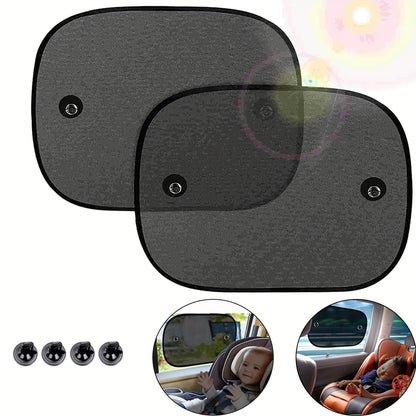 Car Sun Visor Car Side Blocking Sunscreen Heat Insulation Light Absorption Curtain Summer Small Car Window Curtain Side Gear Plate Blackout Cloth