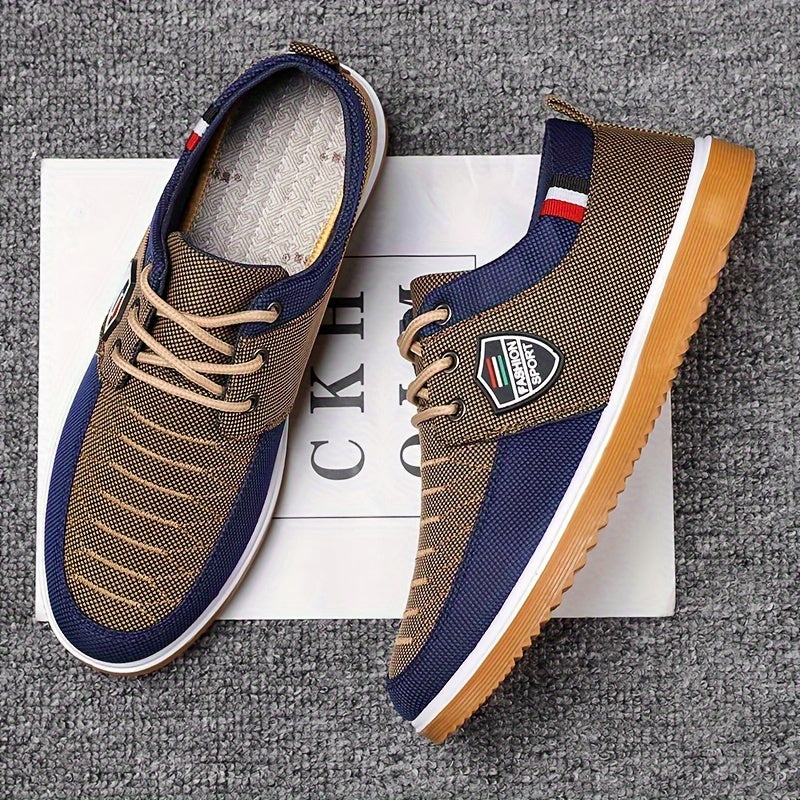 1 Pair of Canvas Low-Top Sneakers, Classic Casual Walking Shoes for Versatile Workwear with Unique Charm