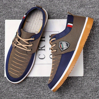 1 Pair of Canvas Low-Top Sneakers, Classic Casual Walking Shoes for Versatile Workwear with Unique Charm