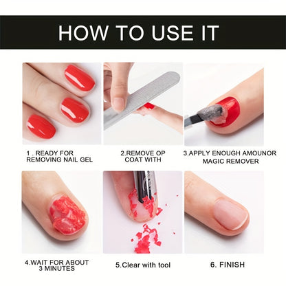 Explosive Nail Removal Gel with Strong Power for Quick Nail Removal