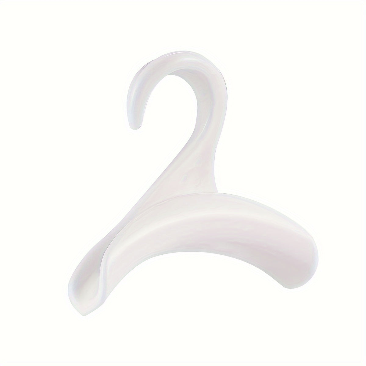White Portable Bag Hangers, 10-Pack