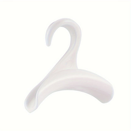 White Portable Bag Hangers, 10-Pack