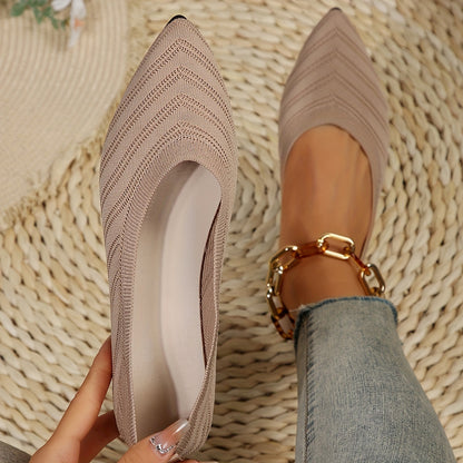 Cross-Border Women'S Fashionable Casual Pointed Flats, Women Shoes